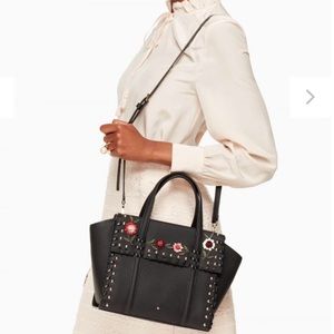 NWT Kate Spade Purse: Leather, Studded/Embroidered
